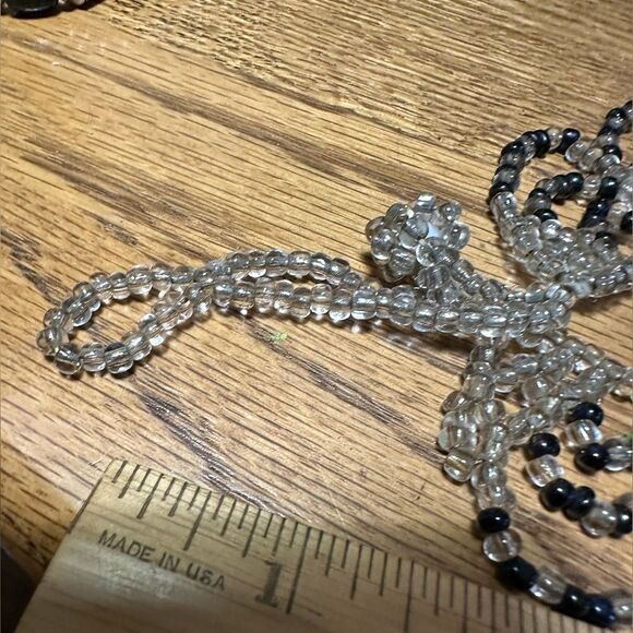 Handcrafted Seed Bead Choker Necklace - Picture 3 of 4